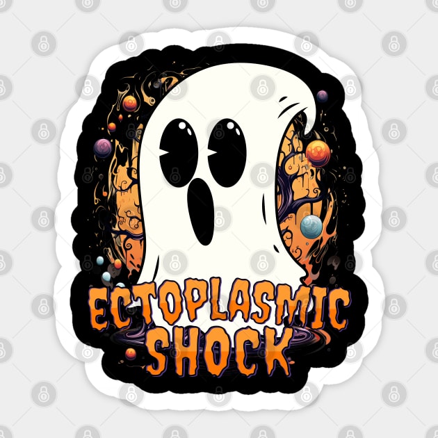 Ectoplasmic Shock Sticker by Norse Magic